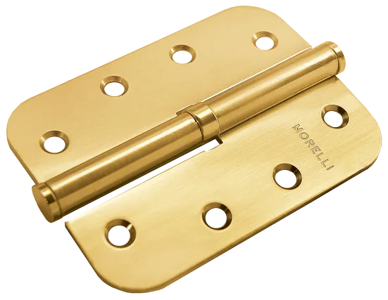 Петля карточная разъемная MSND-C 100X70X2.5 SG L с подшипником стальная левая, врезная, цвет матовое золото фото купить Кемерово