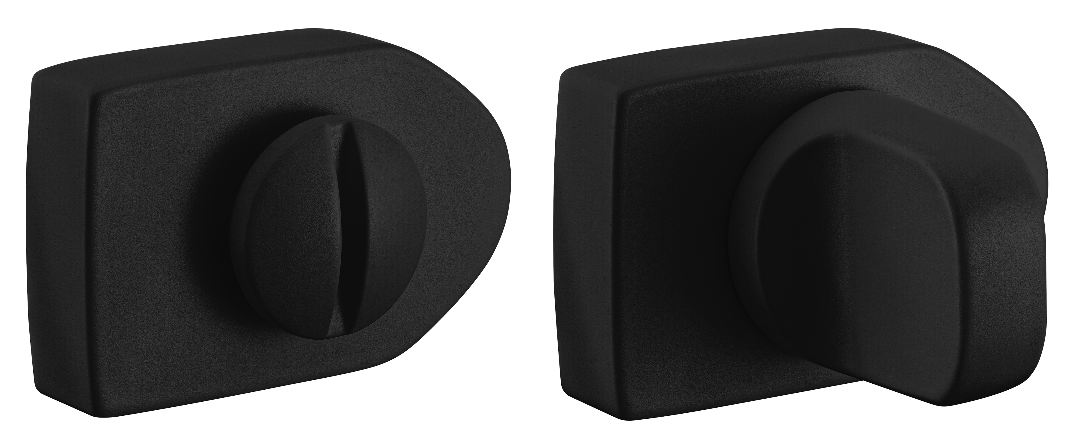 Завертка сантехническая LUX-WC-SH NERO-ST цвет - черный soft-touch фото купить Кемерово