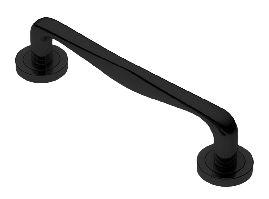 Ручка-скоба PETRA PH NERO, цвет - черный фото купить Кемерово