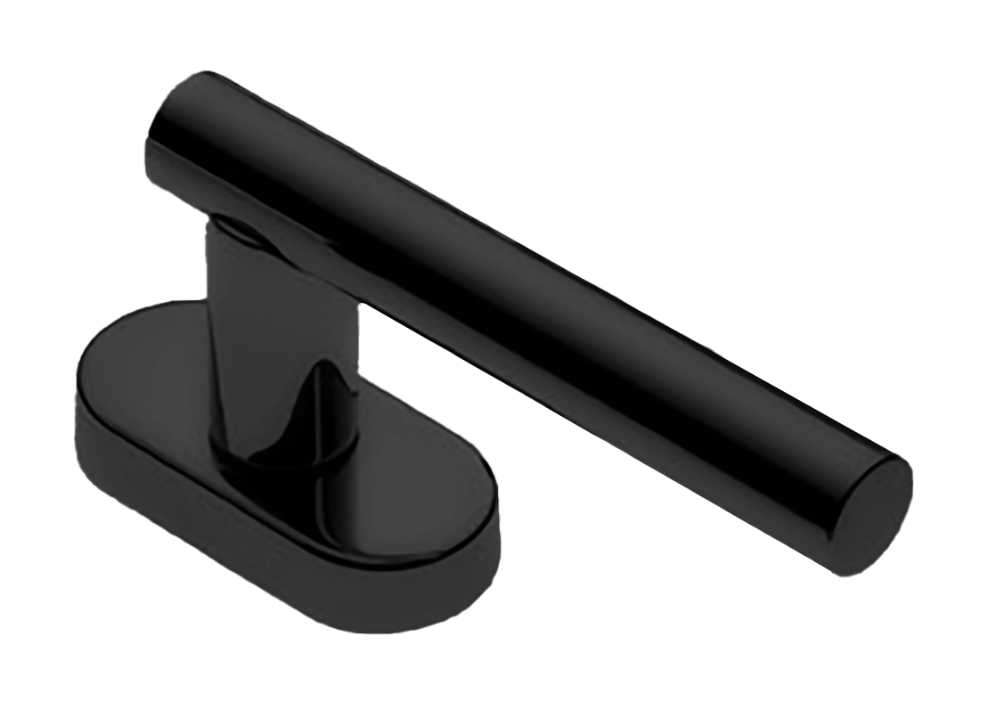 Ручка оконная CALLA W1 NERO, цвет - черный фото купить Кемерово
