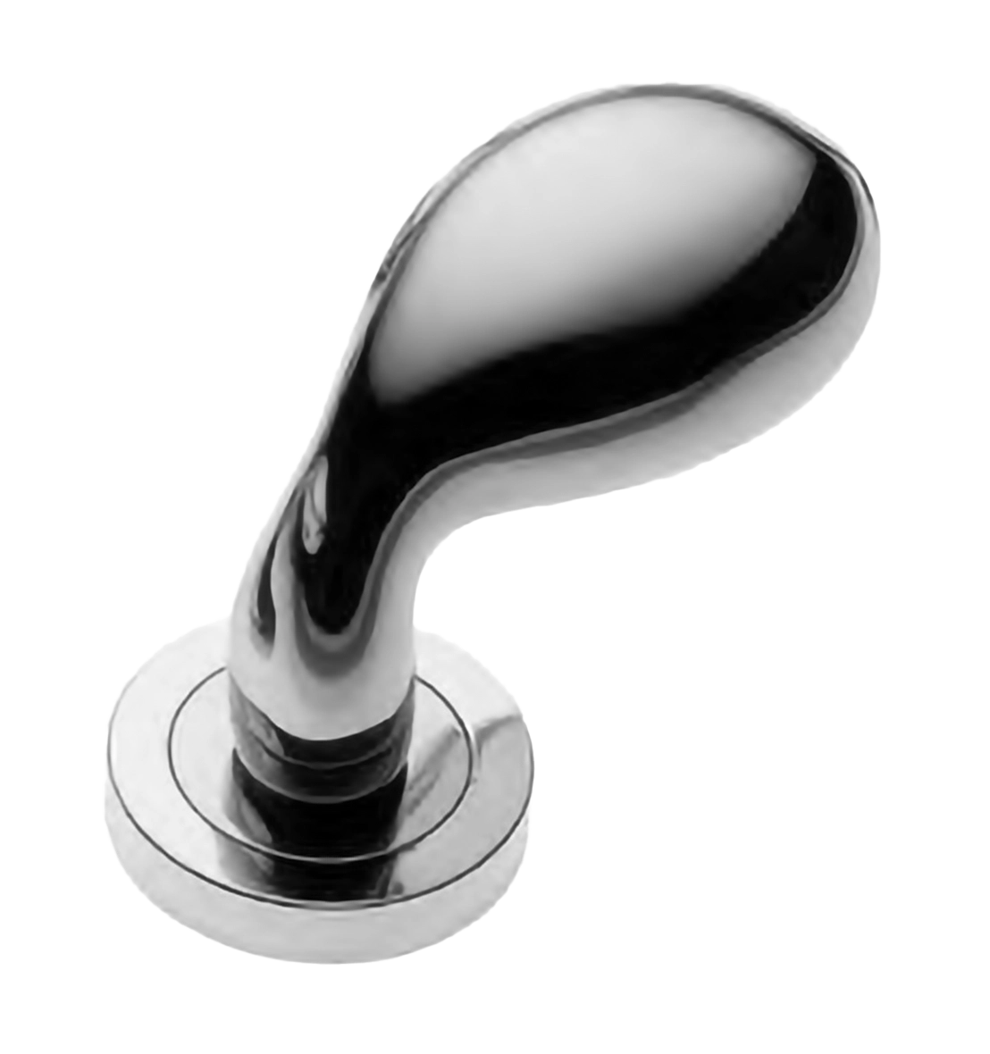 Ручка дверная AIR-2 R2 CRO раздельная на круглой розетке, цвет - хром фото купить Кемерово