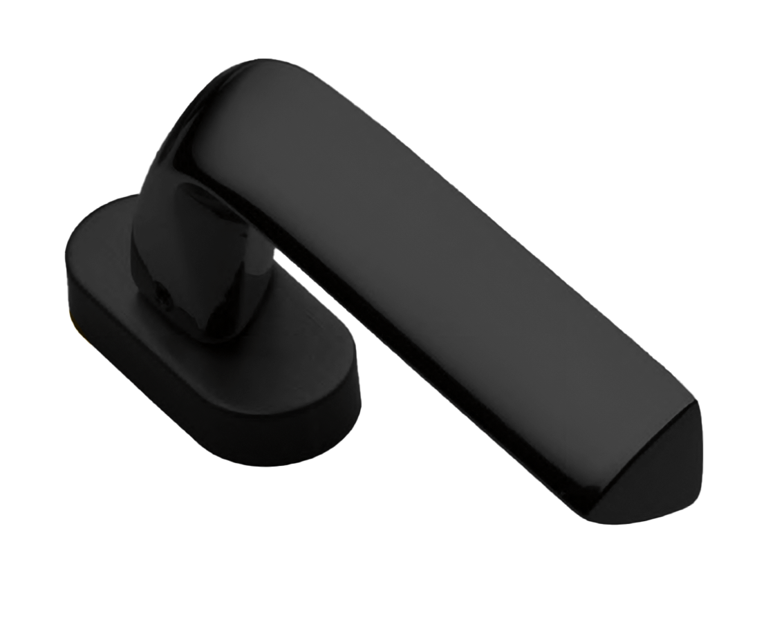 Ручка оконная MATRIX W1 NERO, цвет - черный фото купить Кемерово