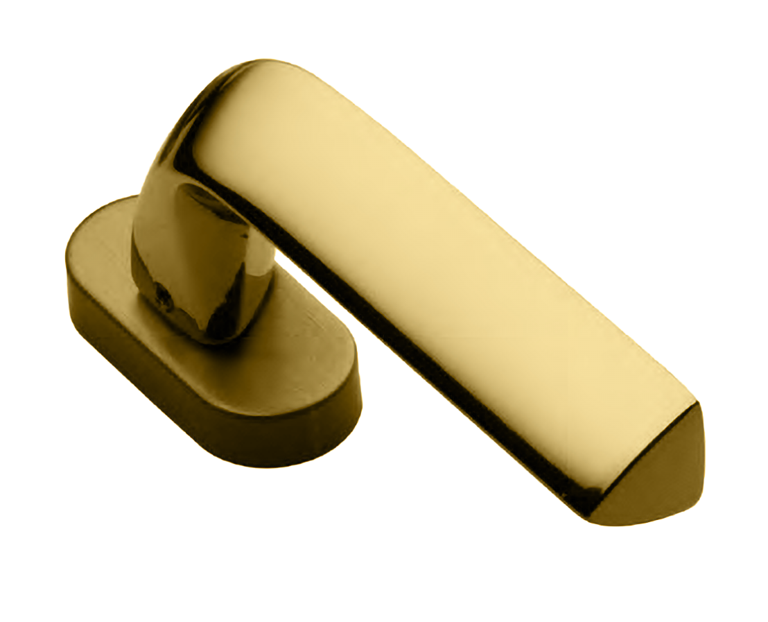 Ручка оконная MATRIX W1 OTL, цвет - золото фото купить Кемерово