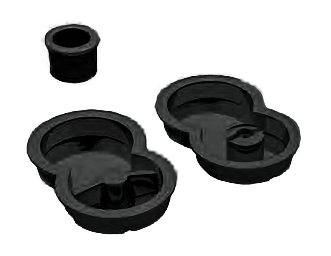 Комплект ручек INFINITY ART.85/A NERO с заверткой для раздвижной двери с торцевой ручкой, цвет - черный фото купить Кемерово