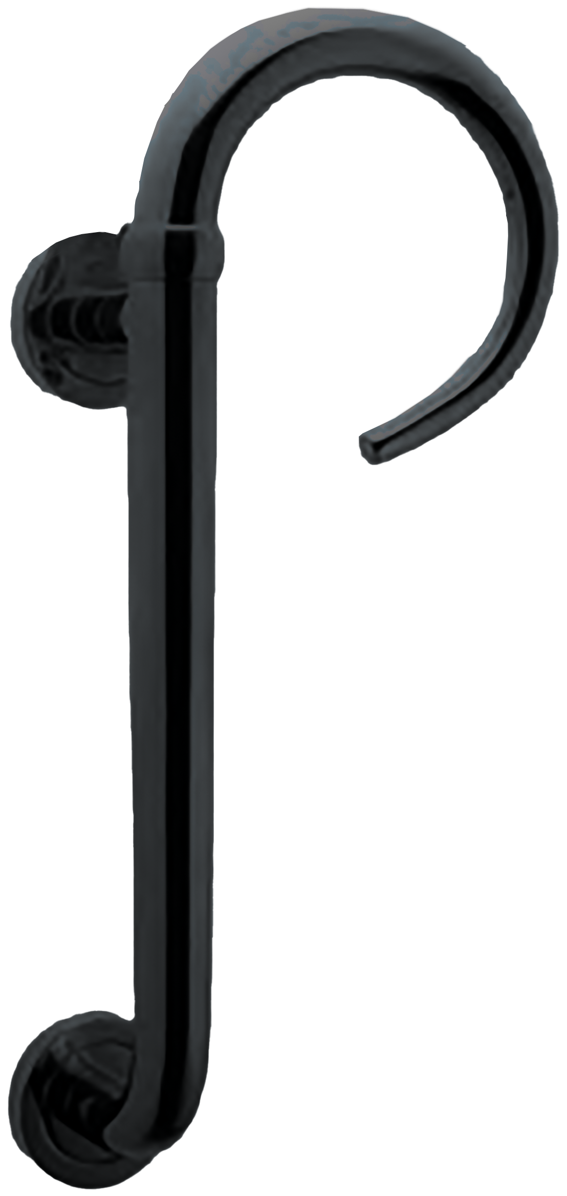 Ручка-скоба LANGOUST PH R NERO, цвет - черный фото купить Кемерово