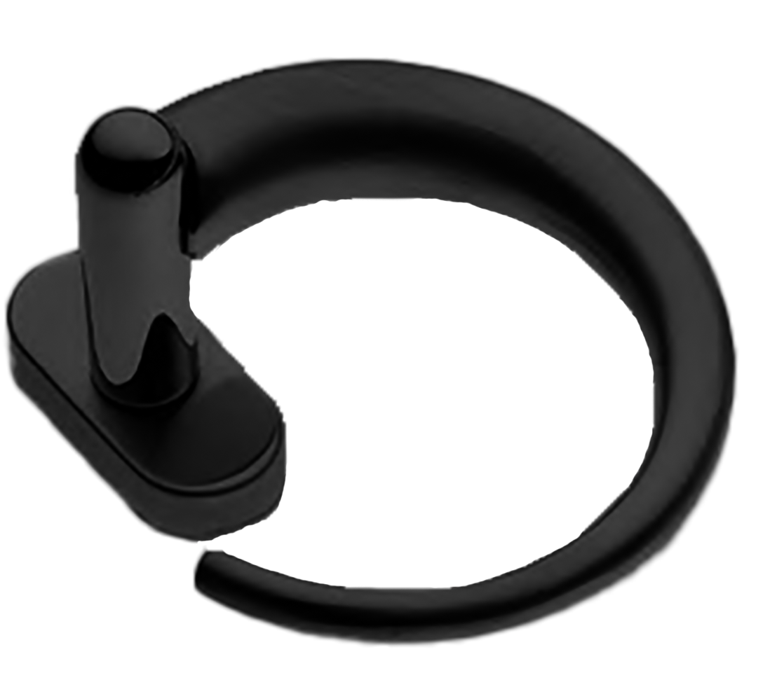 Ручка оконная LANGOUST W1 NERO, цвет - черный фото купить Кемерово