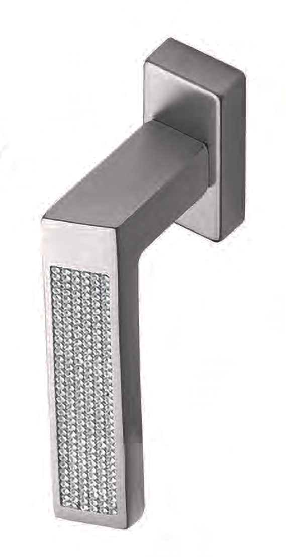 Ручка оконная DOLCE VITA W1 NIN с 4-х позицион. механизмом, цвет черный никель фото купить в Кемерово