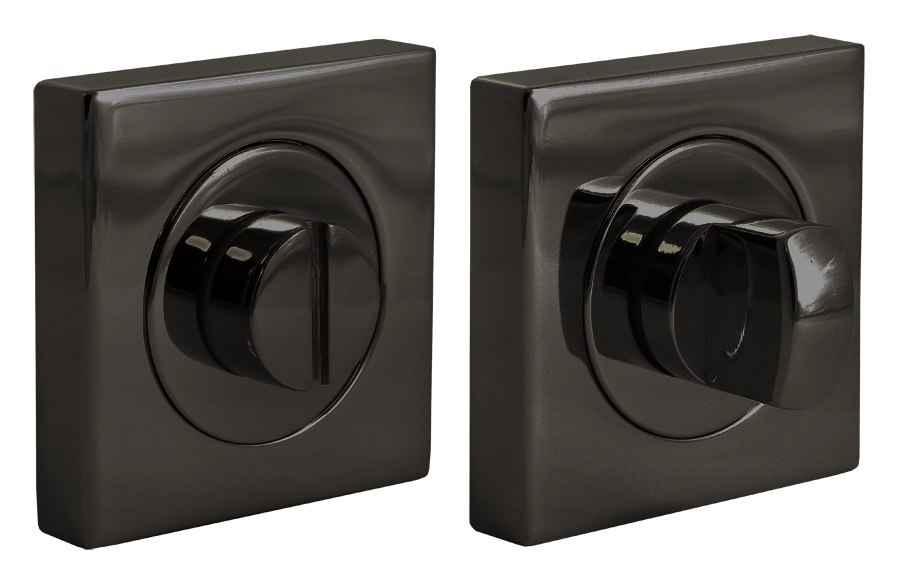 LUX-WC-S2 NIN, завертка сантехническая на квадратной розетке, цвет - черный никель фото купить Кемерово
