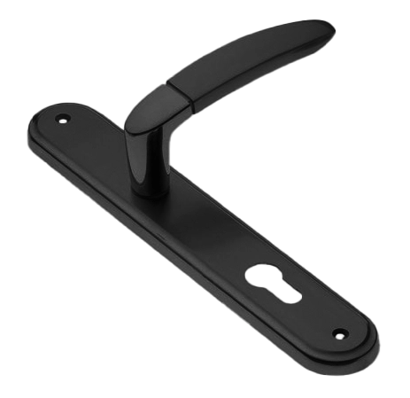 Ручка дверная на планке SAIL PL NERO, цвет черный, латунь фото купить в Кемерово