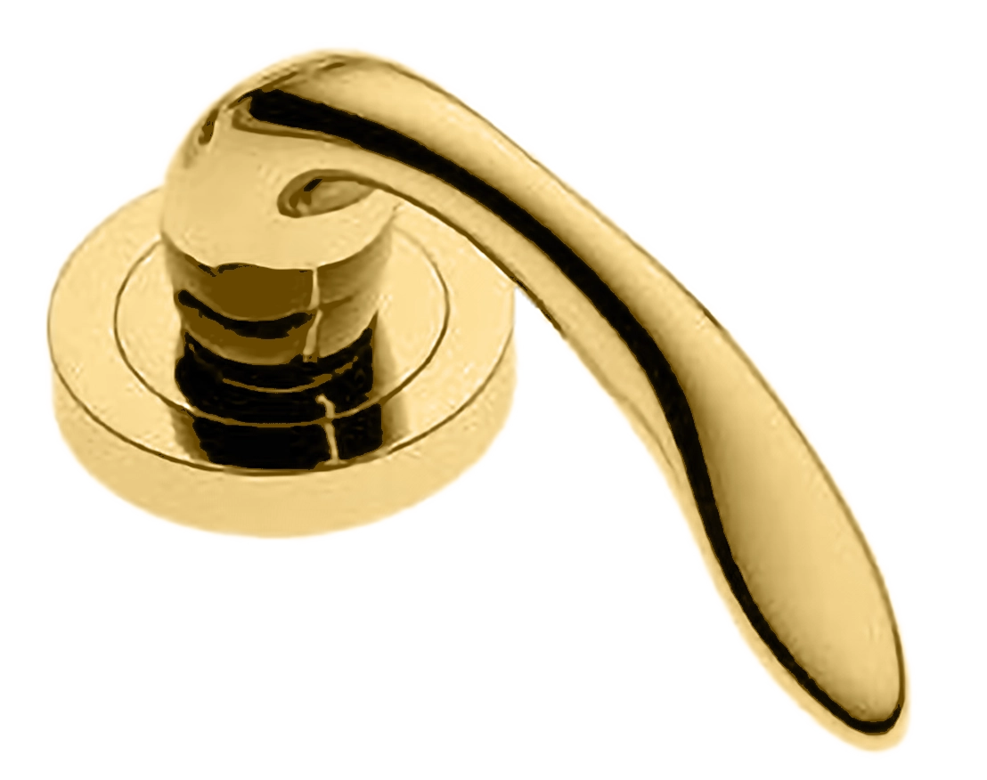 Ручка оконная LEON W1 OTL, цвет - золото фото купить в Кемерово