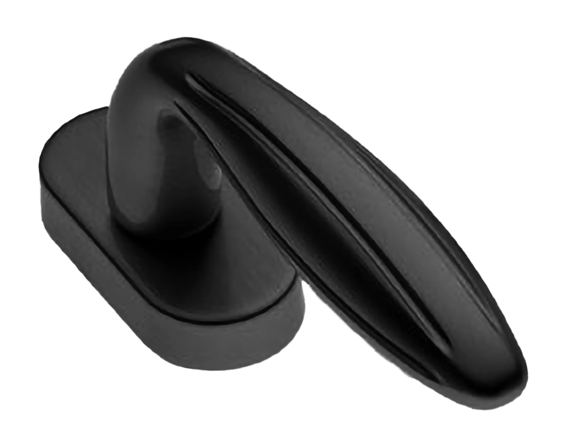 Ручка оконная BUD W1 NERO, цвет - черный фото купить в Кемерово