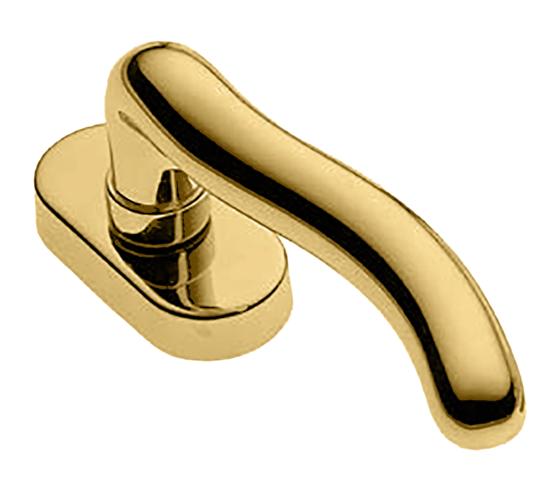 Ручка оконная SNAKE W1 OTL, цвет - золото фото купить в Кемерово