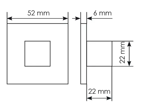 Комплект дверных ручек MH-54-S6 BL с заверткой MH-WC-S6 BL + замок M1895 BL, цвет черный фото дверная фурнитура Кемерово