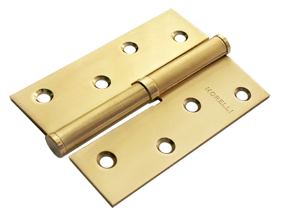 Петля разъемная карточная MSND 100X70X2.5 SG R с подшипником стальная правая, врезная, цвет матовое золото фото купить Кемерово