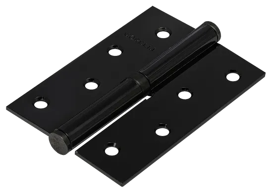 Петля карточная разъемная MSND 100X70X2.5 BL R с подшипником стальная правая, врезная, цвет черный, сталь фото купить Кемерово