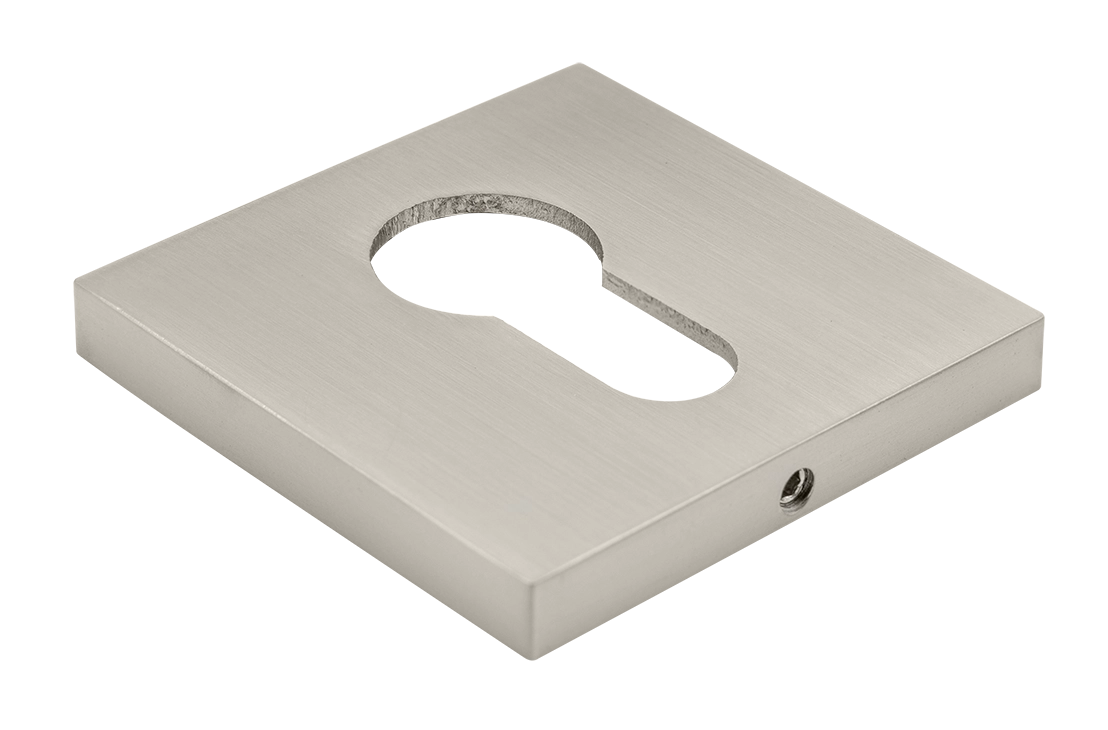 Накладка на замок MH-KH-S6 MSN под евроцилиндр, цвет матовый хром фото купить Кемерово