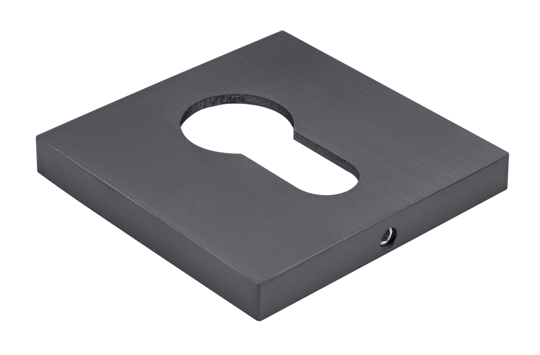 Накладка на замок MH-KH-S6 GR под евроцилиндр, цвет graphite фото купить Кемерово