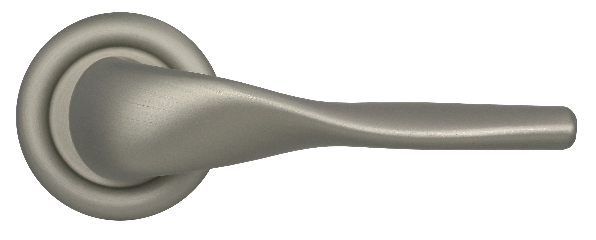 Ручка дверная LVB R7 SMI на круглой розетке, цвет Весенняя дымка/Spring Mist фото купить в Кемерово