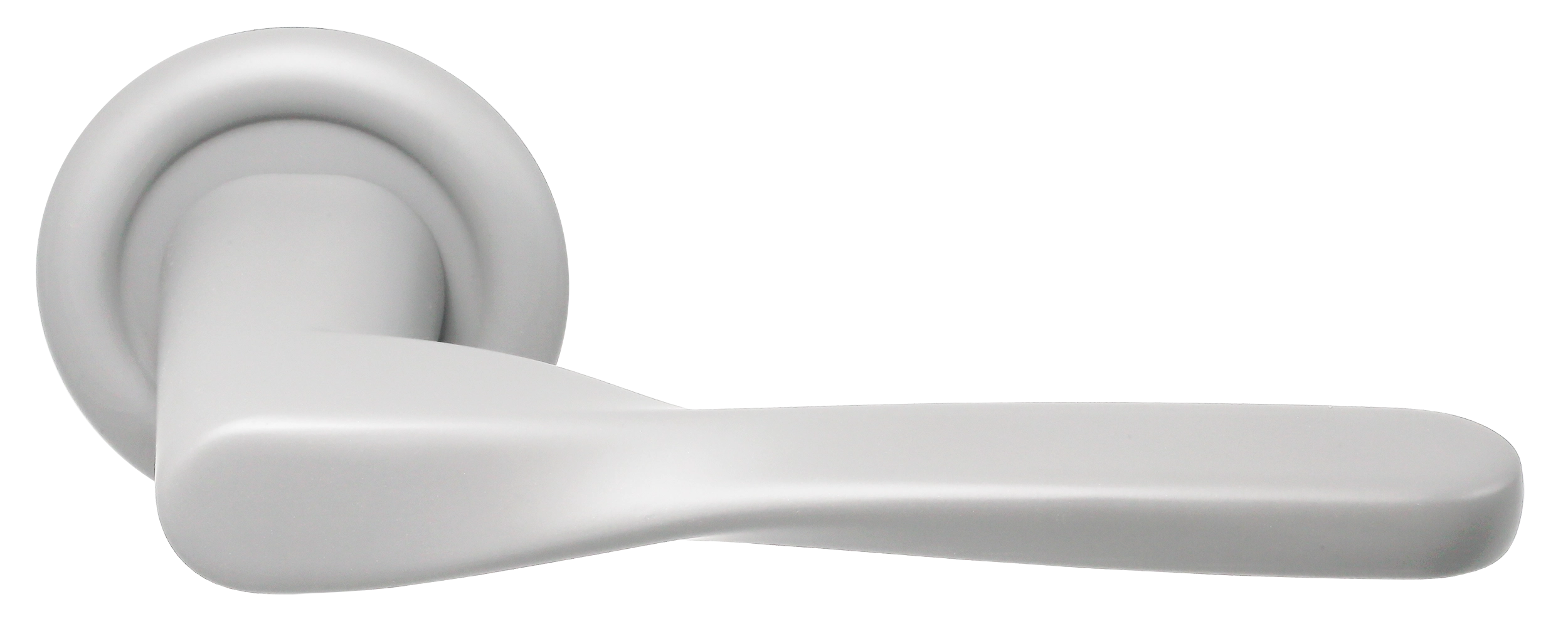 Ручка дверная THE OLYMPICS R7 SSW на круглой розетке, цвет Стокгольмский снегопад/Stockholm Snowfall фото купить Кемерово