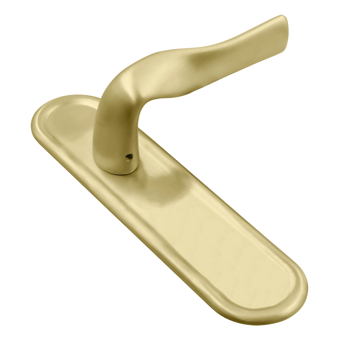 Ручка дверная LVB PLR AH на планке, цвет Осенний мёд/Autumn Honey фото купить Кемерово