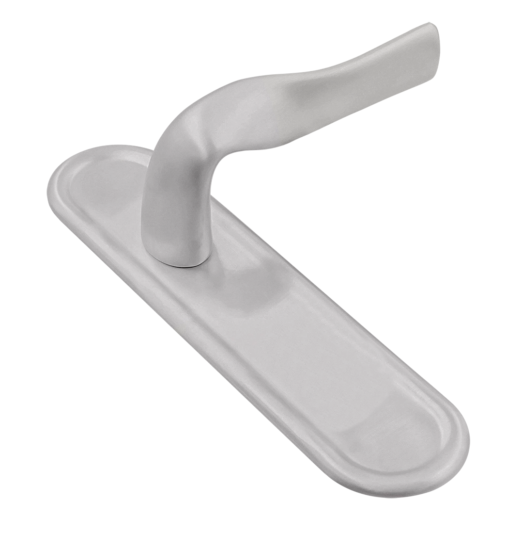 Ручка дверная LVB PLR SSW на планке, цвет Стокгольмский снегопад/Stockholm Snowfall фото купить Кемерово