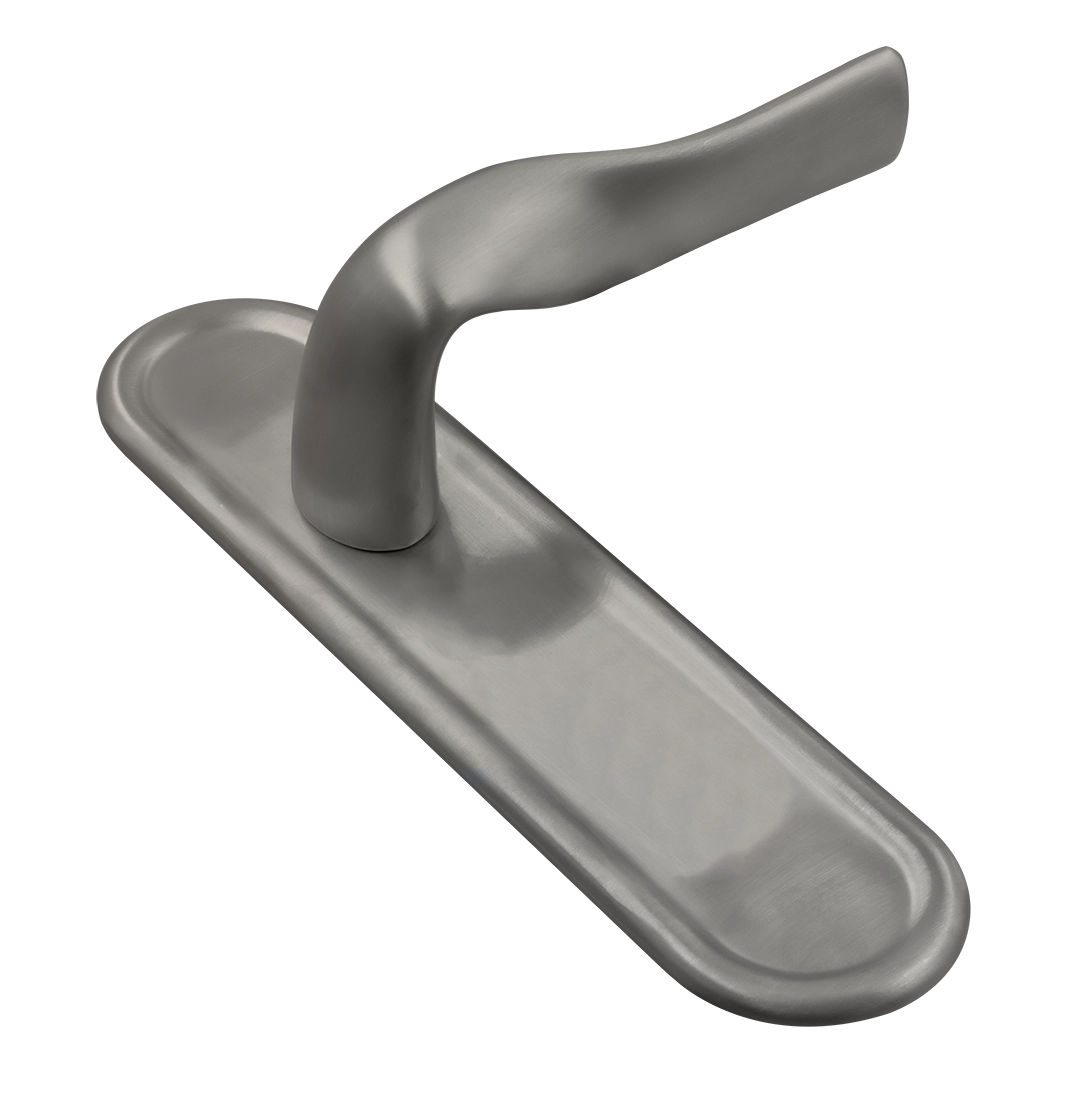 Ручка дверная LVB PLR WF на планке, цвет Зимняя стужа/Winter Frost фото купить Кемерово