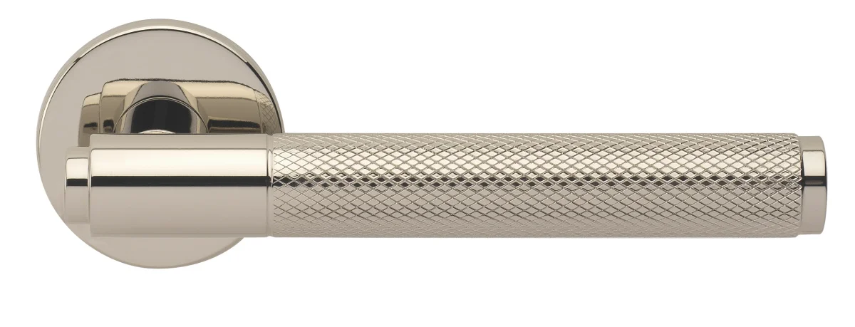 BRIDGE R6 NIS, ручка дверная с усиленной розеткой, цвет -  матовый никель фото купить Кемерово