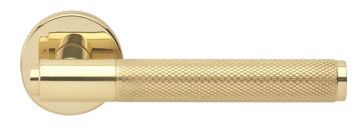 BRIDGE R6 OTL, ручка дверная с усиленной розеткой, цвет -  золото фото купить Кемерово