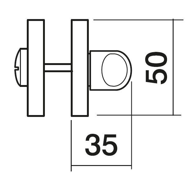 LUX-WC-R3 OBR, завертка сантехническая, цвет - кофе фото купить в Кемерово