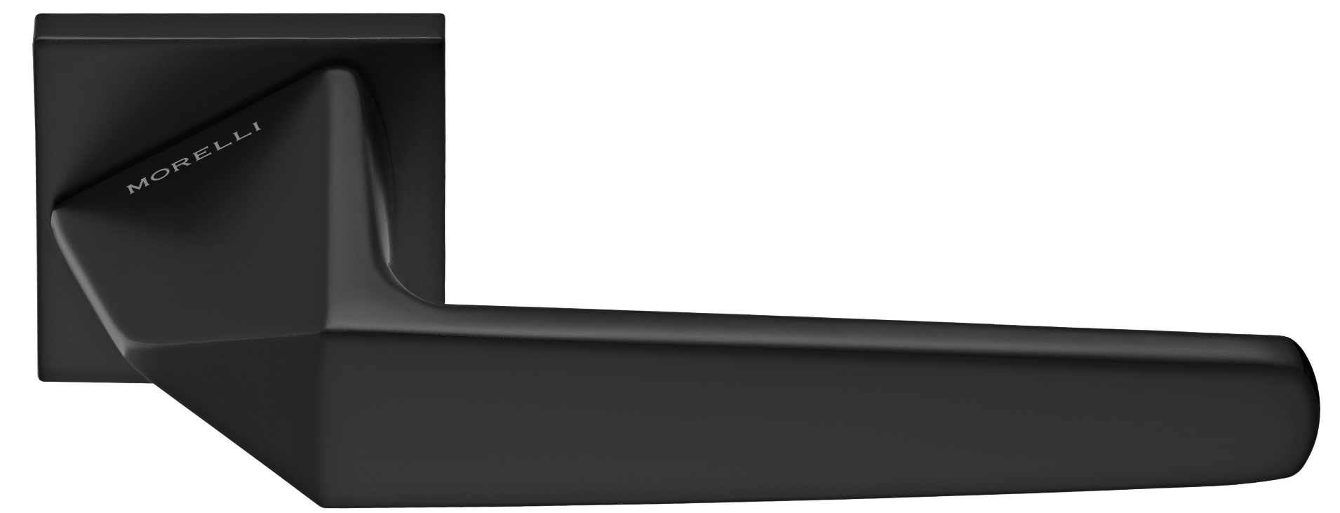 SOUK ручка дверная на квадратной розетке 6 мм, MH-55-S6 BL, цвет - черный фото купить Кемерово