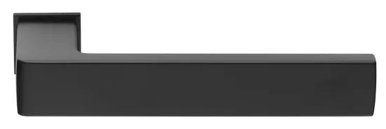 Ручка дверная HORIZONT-SM NERO раздельная без розетки, цвет черный, ЦАМ фото купить Кемерово