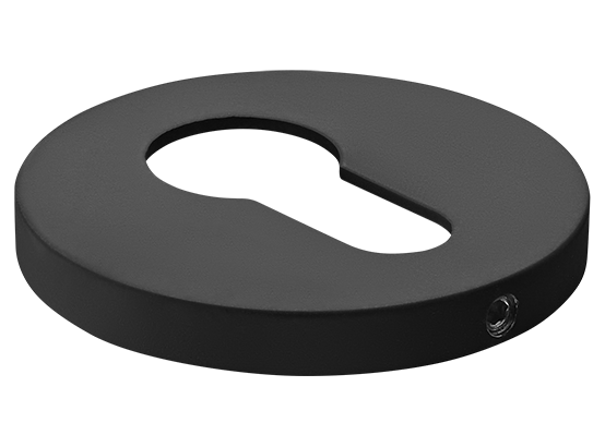 Накладка на ключевой цилиндр, на круглой розетке 6 мм, MH-KH-R6 BL, цвет - чёрный фото купить Кемерово