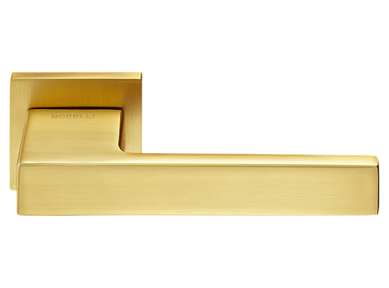 LOT ручка дверная на квадратной розетке 6 мм MH-56-S6 MSG, цвет - мат.сатинированное золото фото купить Кемерово